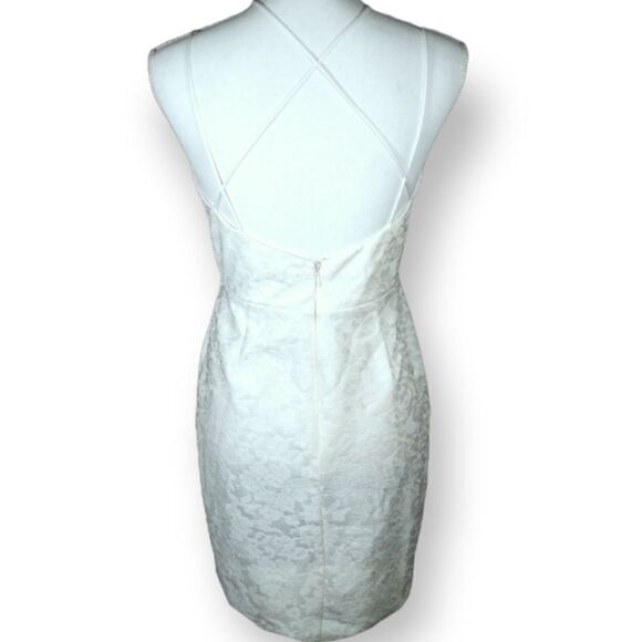 TOPSHOP WHITE DRESS SZ.8 EUC - Picture 7 of 9